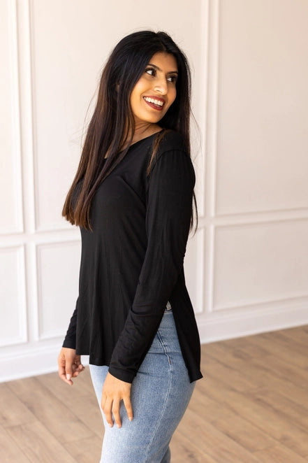 Basic Black Long Sleeve