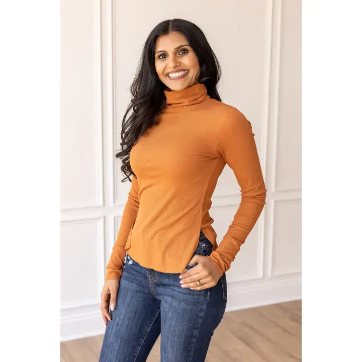 Georgia Ribbed Turtle Neck