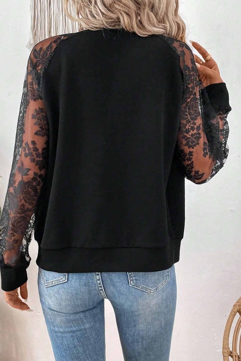 Lace Long Sleeve Jacket