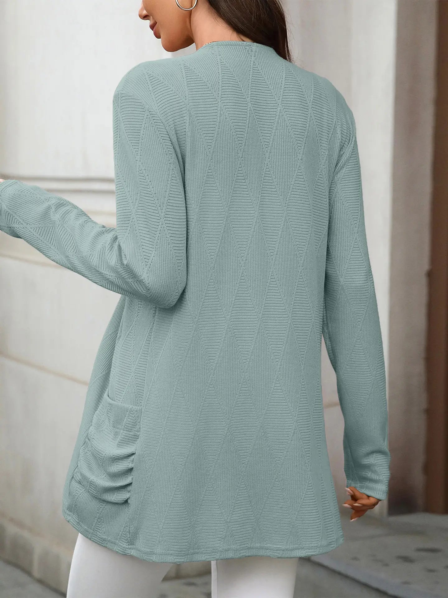 Long Sleeved Pocket Cardigan