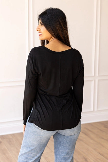 Basic Black Long Sleeve