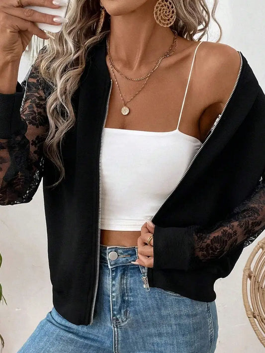 Lace Long Sleeve Jacket