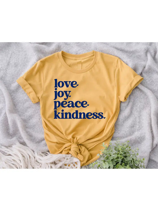 Love, Joy, Peace, Kindness Tee