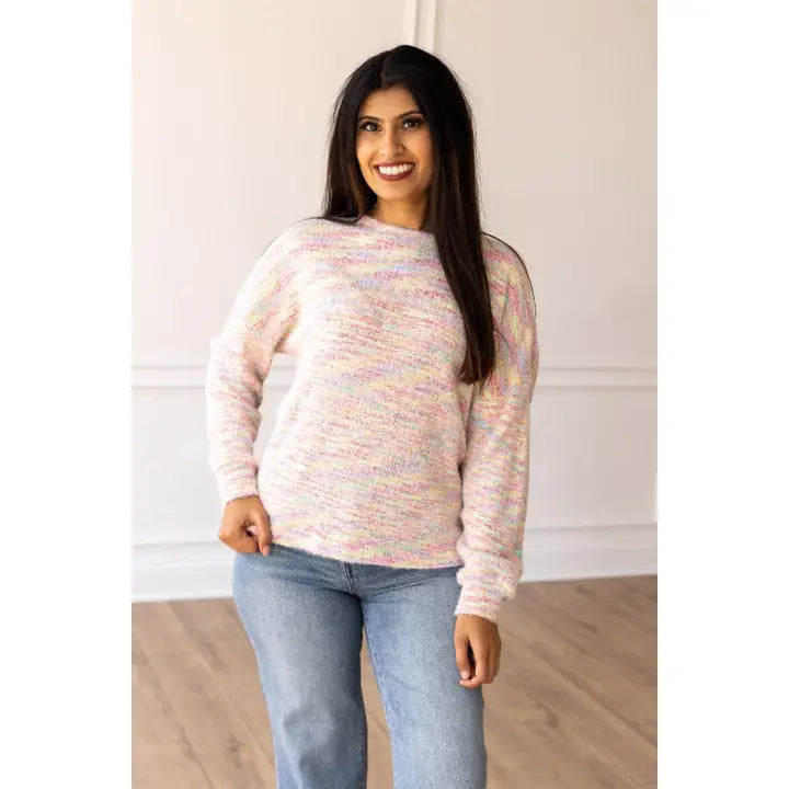 Multicolor Heather Sweater