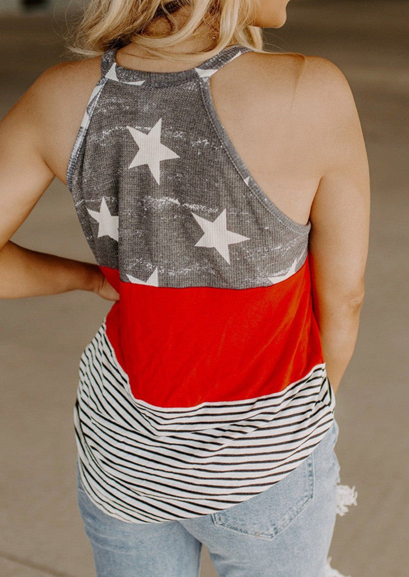 Stars and Stripes Halter Tank